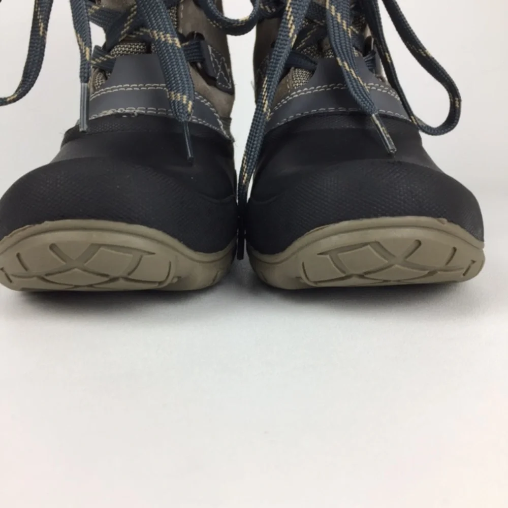Khombu The Slope Waterproof Gray Winter Snow Boots 7